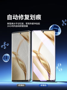 Applicable Honor 200 Tempered Water Hydrofilm Full Screen Cover Anti-Fingerprint Frosted All-Inclusive One Honor200pro Mobile Phone Film Front and Rear Anti-Fall Protection Anti-Blue Light Curved Surface No White Edges Soft Film