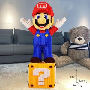 HANLIANG | Super Mario Large High Difficulty Adult Edition Educational Building Blocks