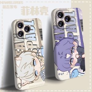 เคสโทรศัพท์มือถือลายการ์ตูนน่ารัก Deep Space Film Shell สำหรับ iPhone 16 Apple 15 pro Max ที่ทนทานและมีเอกลักษณ์เฉพาะตัว