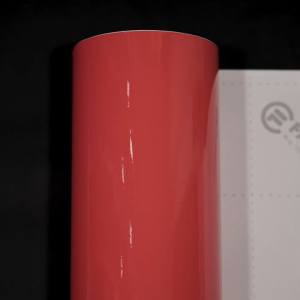 50Cm Sticker FANCHI PET104 ID-8846 PET Glossy Crystal Coral Orange / Meter