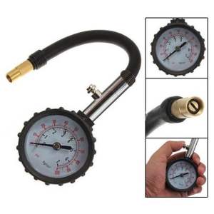 Đồng Hồ Đo Áp Suất Lốp Ô Tô Có Nút Xả Áp