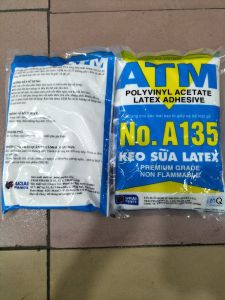 Sỉ bịch 1kg keo sữa Latex No.A135 dùng dán các loại bao bì giấy và bề mặt gỗ