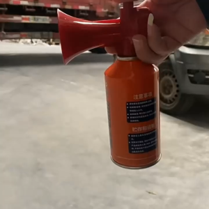 Starting horn high-pitched whistle hand-pressed air horn fans cheering for the game referee starting the race opening ceremony starting device