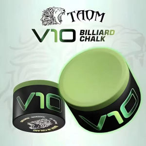 TAOM Chalk V10 Billiards Chalk Blue/Green Colors Circular Professional Billiards Accessories