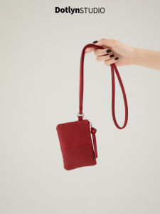 Portable Mini Hanging Necklace Womens Wallet Fashionable Personality Korean Style Simple Small Square Bag Daily Use