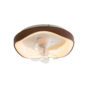 FANCY LAMP CLUB | Vintage Smart Bedroom Fan Lamp Wooden New Style