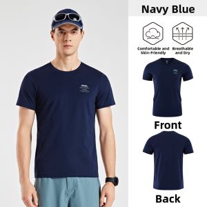 Jeep | Mens Outdoor Breathable Quick-Dry T-Shirt for Exercise and Fitness