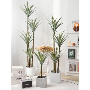 Cây dứa Nam Phi giả - Size từ 100cm đến 160cm - Cây giả hoa lụa Decor trang trí nhà cửa