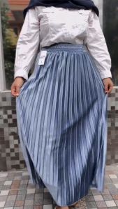 Rok Plisket Bludru Premium Panjang 99 cm: Rok Mewah & Berkualitas Tinggi
