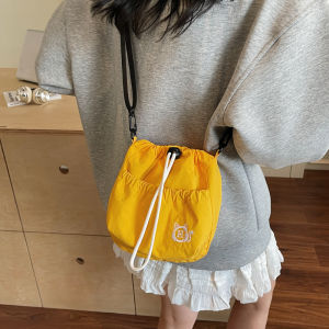 Túi Đeo Chéo Bằng Vải Nylon Mềm Mại Cho Nữ Túi Đựng Điện Thoại Di Động Túi Đeo Vai Thường Ngày Túi Đeo Chéo Kiểu Dáng Đơn Giản