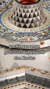 Ornamen Lampu Plafon PVC GRC & Gypsum Motif Kekinian SP 04 40x40Cm Fiting Hiasan Bingkai Ternit