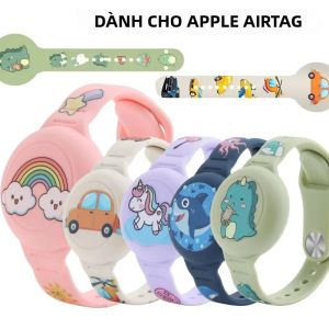 Vòng Cổ Vòng Tay Airtag Dành Cho Trẻ Em Thoải Mái Dây Đeo Cổ Tay Silicon An Toàn Air Tag Dây Đeo Đồng Hồ Dành Cho Người Lớn Và Trẻ Em Tương Thích Với iOS