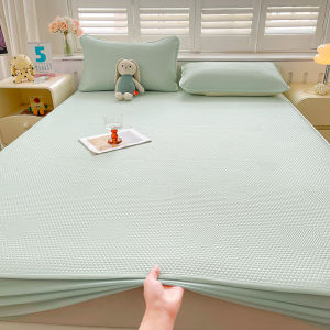 MONLEYTA | Summer Ice Bean Ice Silk Cooling Bed Sheet Set