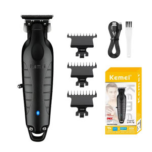 Kemei | Tông Đơ Cắt Tóc Điện Chuyên Nghiệp Kemei KM-2299 KM-PG2299 Máy Cắt Tóc Nam Không Dây Có Thể Sạc Lại Với Đế Và 3-4 Đầu Phun