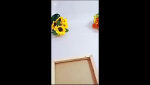 Frame Pigura Kayu Ukuran 20x20 Jati Belanda Canvas Prakarya