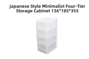 Transparent Plastic Drawer Style Multi-layer Storage Box Desktop Organizer Cosmetic Storage Box Display Shelf A6 Home Organization