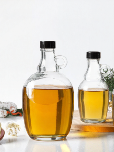 Sesame and Tea Oil Refillable Glass Oil Bottle