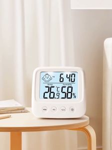 Máy Kế Ẩm Điện Tử 3 In 1 Nhiệt Ẩm Kế Điện Tử Đo Nhiệt Độ Độ Ẩm Phòng Ngủ Cho Bé Đo Chính Xác Có Đèn Nền Thiết Kế Nhỏ Gọn Tiện Ích