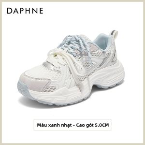 Daphne | Giày Thể Thao Mũi Dày Thông Khí Màu Bạc