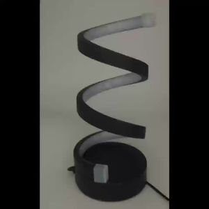 KIQUNE | Tuya Bluetooth APP Smart LED Spiral Table Lamp RGBW Colorful Game Live Broadcast Atmosphere Infrared Remote Control