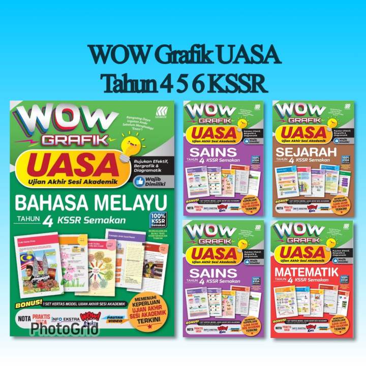 Sasbadi • Wow Grafik UASA Tahun 4 5 6 KSSR Semakan | Lazada
