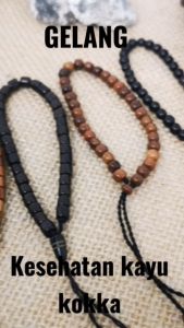 [Bayar di Tempat] GELANG KAYU KOKKA ASLI TURKI / TASBIH PRIA / WANITA KAYU KOKKA KAUKAH GARANSI ASLI