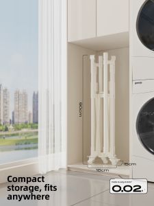 MINGZHI | Folding Clothes Drying Rack Easy Installation Free Standing