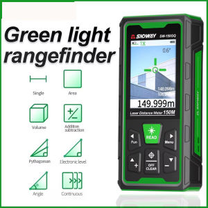 Green Laser Distance Meter Digital Rangefinder 150m 120m 80m Range Finder Tape Measure Electronic Level Ruler Roulette Tools