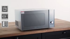 Lò vi sóng kèm nướng Caso MCG30 Ceramic Chef Black Dung tích 30 lít Đế nướng phẳng Ceramic Dung tích 30 lít bảo hành 12 tháng