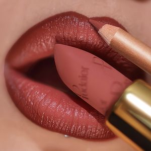 Bộ Son Lì Và Kẻ Viền Môi Pudaier 2 Chiếc Lâu Trôi Không Thấm Nước Chống Mồ Hôi Dễ Tán 3.5g+1.5g