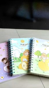 Buku Tulis Berkualitas Tinggi: Binder Notes Book Motif Fruit Girl Memo Catatan Jurnal