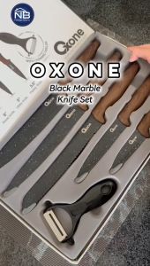 Pisau OXONE OX 605 pisau dapur black marble ORIGINAL
