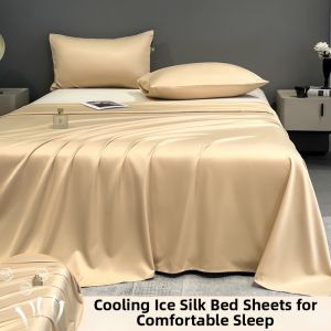 KAMONI | Cooling Icy Silk Three-piece Bedding Set