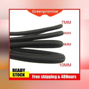 Black Strong Elastic Bungee Shock Cord Stretch String Rope Marine Grade Tarps Tie Down Straps for Camping Trailer Strap Shoe