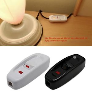 AC 240V 10A Công Tắc Đèn Ngủ Cạnh Giường Ngủ Có Đèn LED Báo Hiệu Nút BẬT/TẮT Đèn Bàn Dây Cáp Công Tắc Phụ Kiện