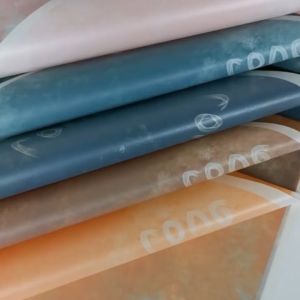 20 LEMBAR Kertas Buket Bunga Paper Buket Motif Tulisan LOVE Abstrak Florist Cellophane KB6021