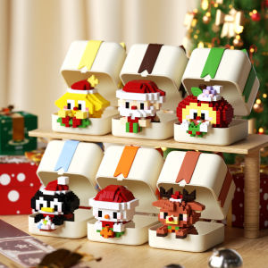 Christmas Building Block Bricks Toy Assembly Particle Children Development Education Collection Toys Puzzle Boys And Girls Birthday Gifts Kids toys