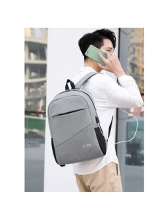 Mens Backpack Mens Large Capacity USB Charging Backpack Laptop Backpack Student Schoolbag