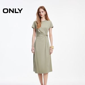 ONLY | Twisted Design Comfortable Skin-friendly Womens Long Dress