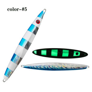TEASER J27 80G-300G Sea fishing bait - luminous iron plate lure - lead fishing bait fast sinking boat fishing bait