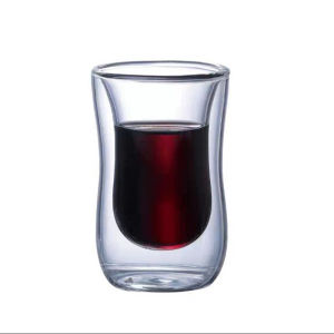 Sáng Tạo Đôi Tường Kính Cốc Trong Suốt Chống Bỏng Cách Nhiệt Nước Sữa Nước Chanh Cà Phê Thân Thiện Với Môi Trường 80/220/260/360ML