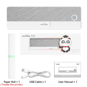 A4 Thermal Paper With Peripage Mini Portable A4 Thermal Printer Inkless Bluetooth Picture HD Printing Printer For Office Home