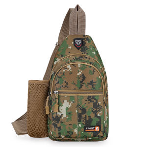 กระเป๋าคาดข้างแบบลำลองสำหรับผู้ชาย ความจุขนาดใหญ่ กระเป๋าคาดหน้าอก กระเป๋าสะพายไหล่ข้างเดียว กระเป๋าคาดเอวสำหรับนักเรียน แบรนด์แฟชั่นญี่ปุ่น