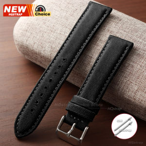 New Two-Sided Nylon Band for Samsung 20mm 22mm Sailcloth Strap for Omega Quick Release Belt for Huawei Watch Bands Universal