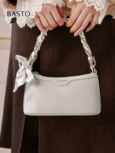 Basto Autumn New Underarm Chain Bag Womens Luxury Weaving Crossbody Bag Elegant Commuting Style Single Shoulder Handbag