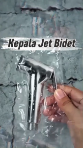 Kepala Stainless Jet Bidet Shower / Jet wasser Kloset / Semprotan air Cebok WC Toilet