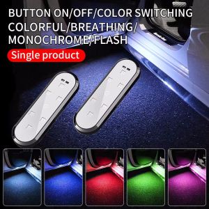 1/2 PCs Car Door Lights LED Welcome Light Magnetic Control USB Charging Auto Open Door Safe Anti-collision Emergency Signal Lamp