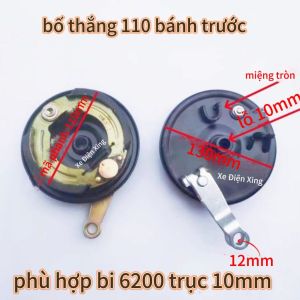 Cụm bát phanh bánh trước xe đạp điệnbố thắng 80mm 110mmmá bố thắng mâm trước xe điệnphụ kiện phụ tùng xe máy điện