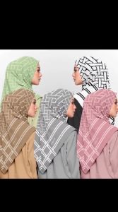 Sohib Scarves - Miyama Series Terbaru Kerudung Hijab SegiEmpat Motif Box Exclusive