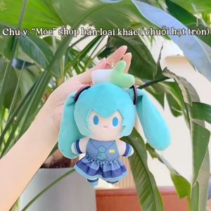 Móc khóa bông nhân vật Hatsune Mi Ku idol xinh đẹp dễ thương treo trang trí balo túi tặng quà bạn rẻ